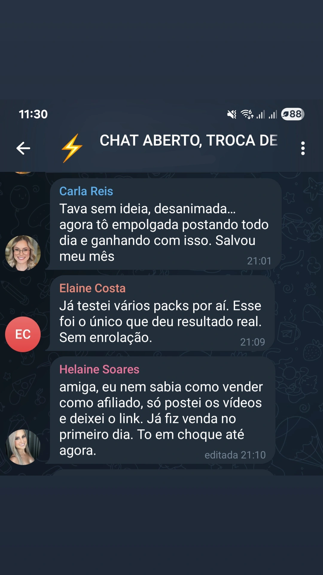 Depoimentos da comunidade Destrava Achados 2