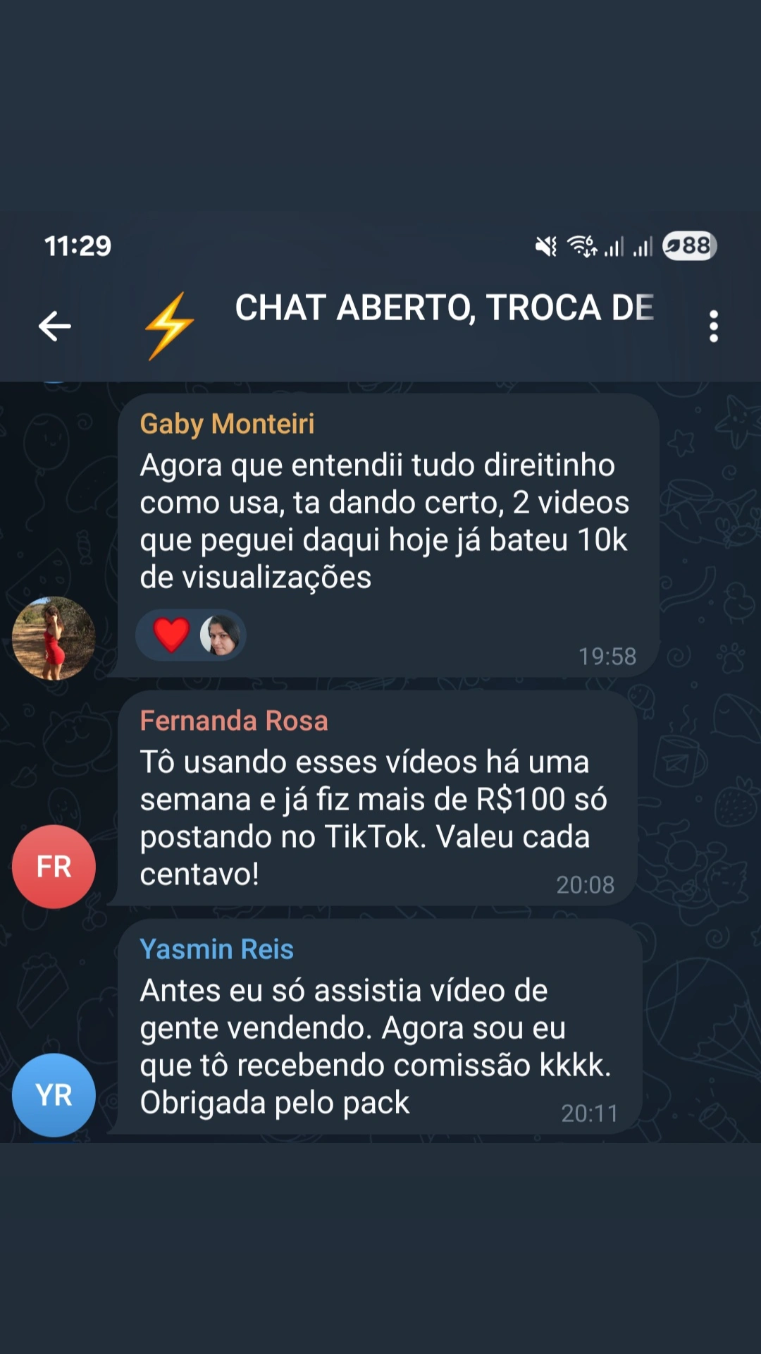 Depoimentos da comunidade Destrava Achados 5